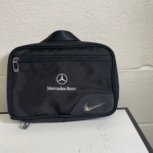 Mercedes Benz Clutch Bag Toiletry Accessory Bag Black Multi Pocket Unisex
